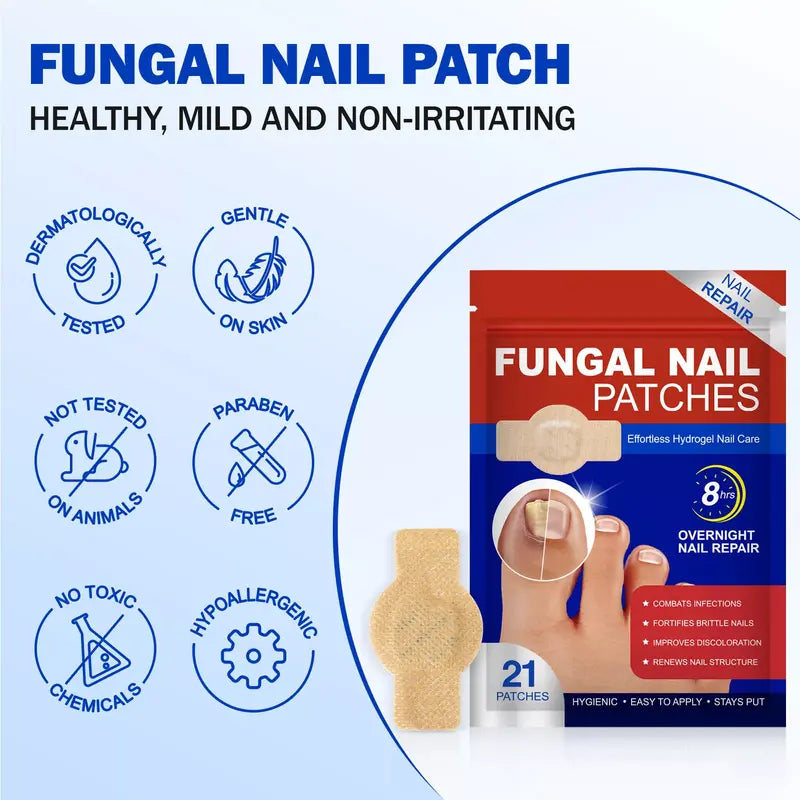 Up to 65% OFF!๐ฅNail Health Care Patches โ Repair and Strengthen Weak Nails