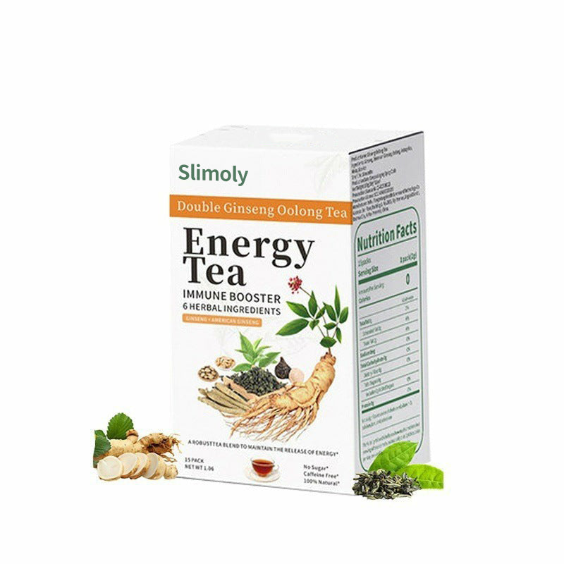 Juxek™ Men's Focus Energy Tea - Freeze-Dried Pure Ginseng Tea for Immune Support & Mental Stamina