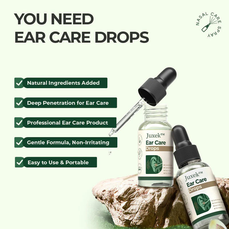 🌿 "Natural Relief: Juxek Ear Drops for Tinnitus & Discomfort"